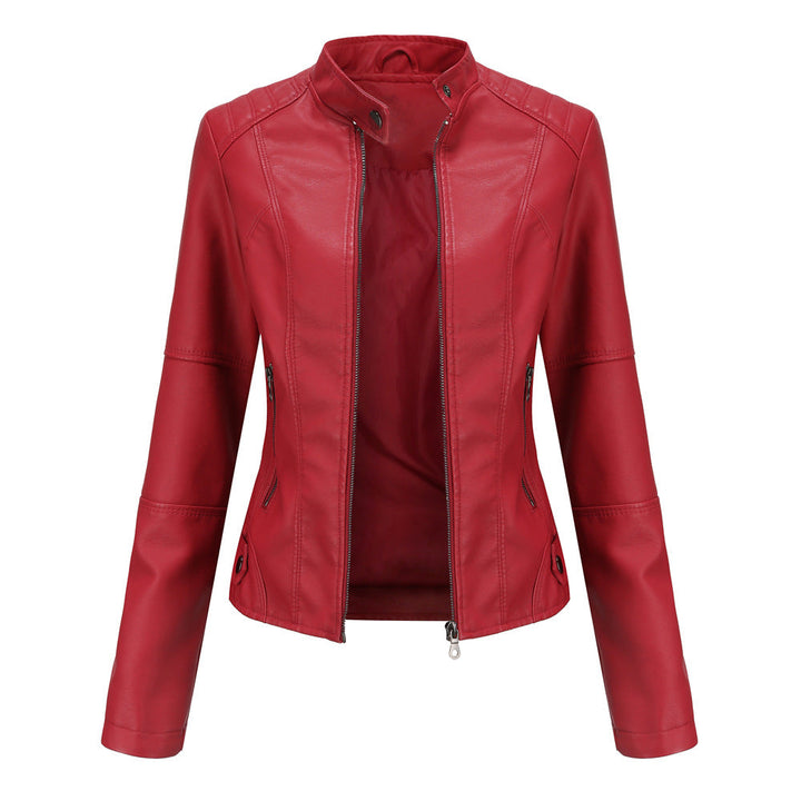 Sierra Faux-Leather Zip Jacket