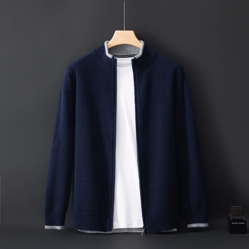 Classical Cashmere Zip-Up