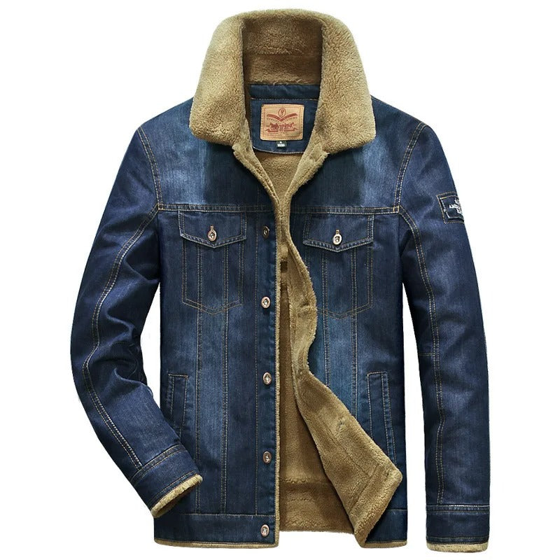 Elias Denim Shearling Jacket