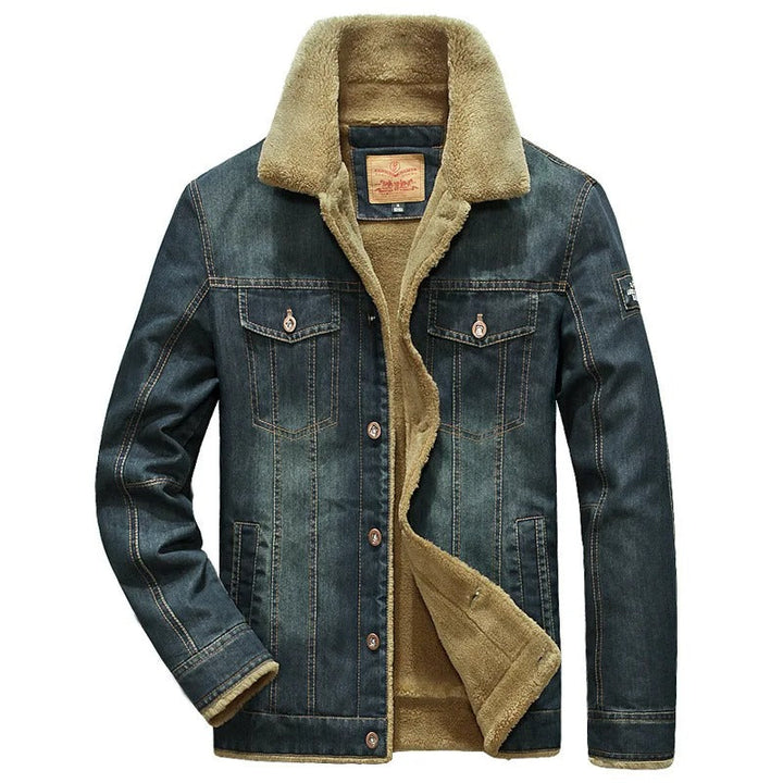 Elias Denim Shearling Jacket