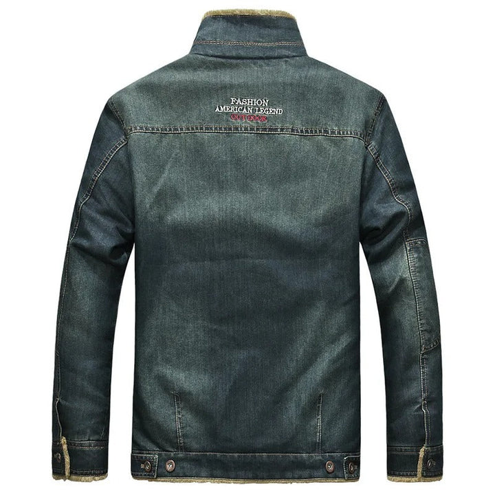 Elias Denim Shearling Jacket