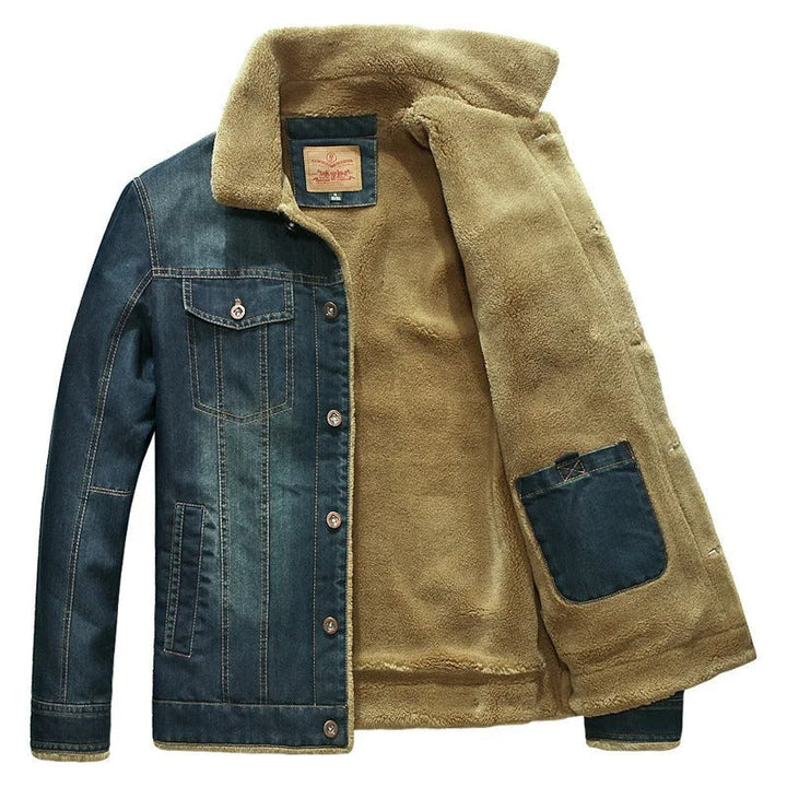 Elias Denim Shearling Jacket
