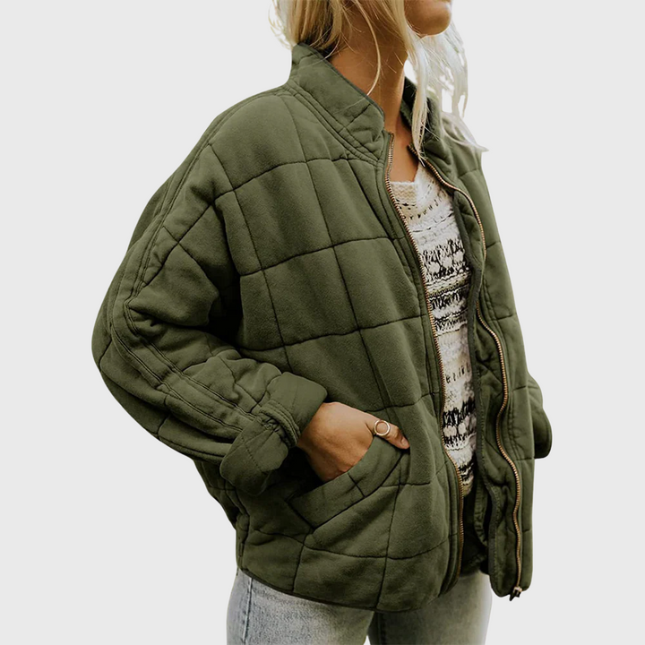 Aria Quilted Zip Jacket