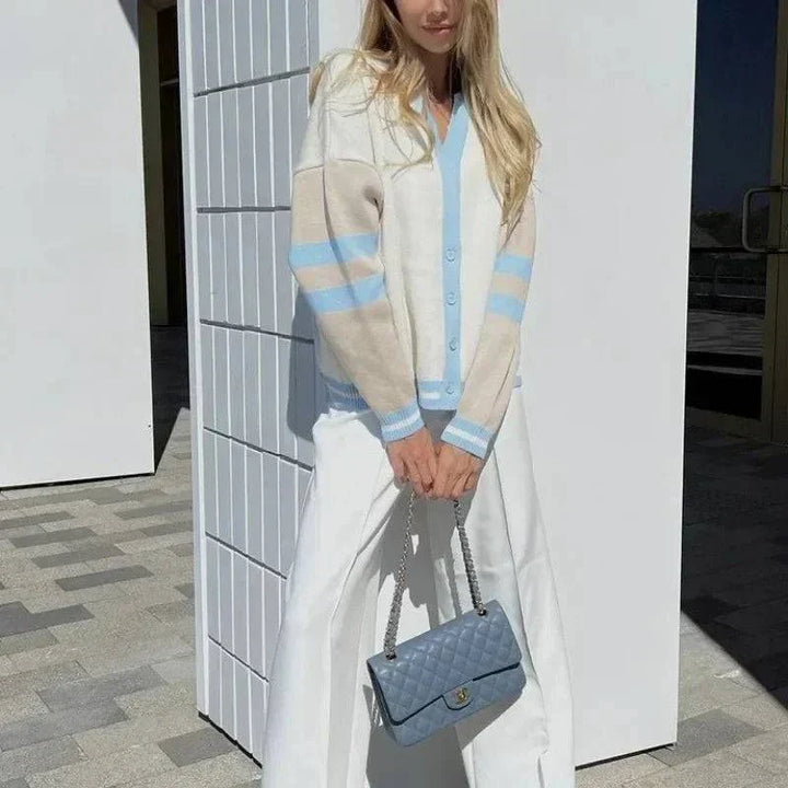 Capri Striped Cardigan