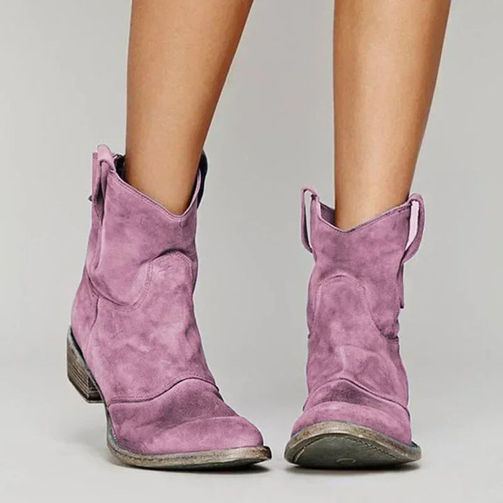 Solana Suede Ankle Boots