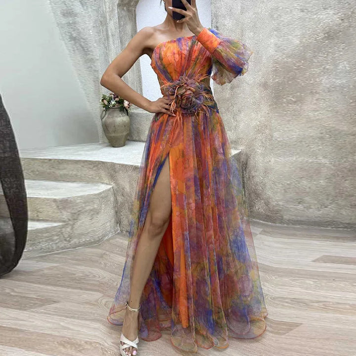 Aurelia Floral Tulle Dress
