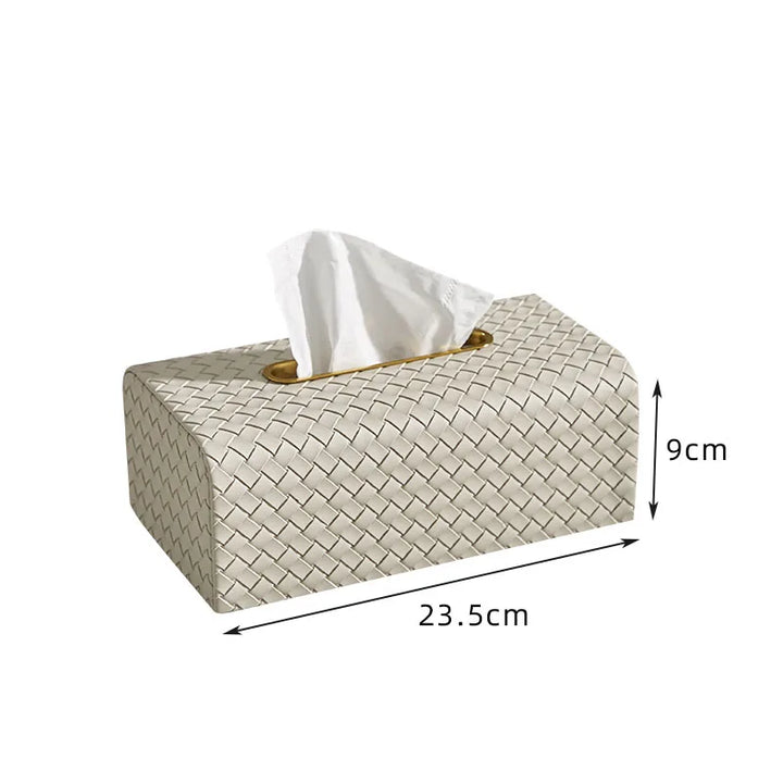 Liora Woven Tissue Box Cover