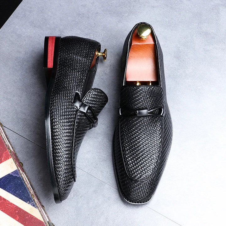 Oxford Loafers – Premium Vegan Leather Slip-On Dress Shoes