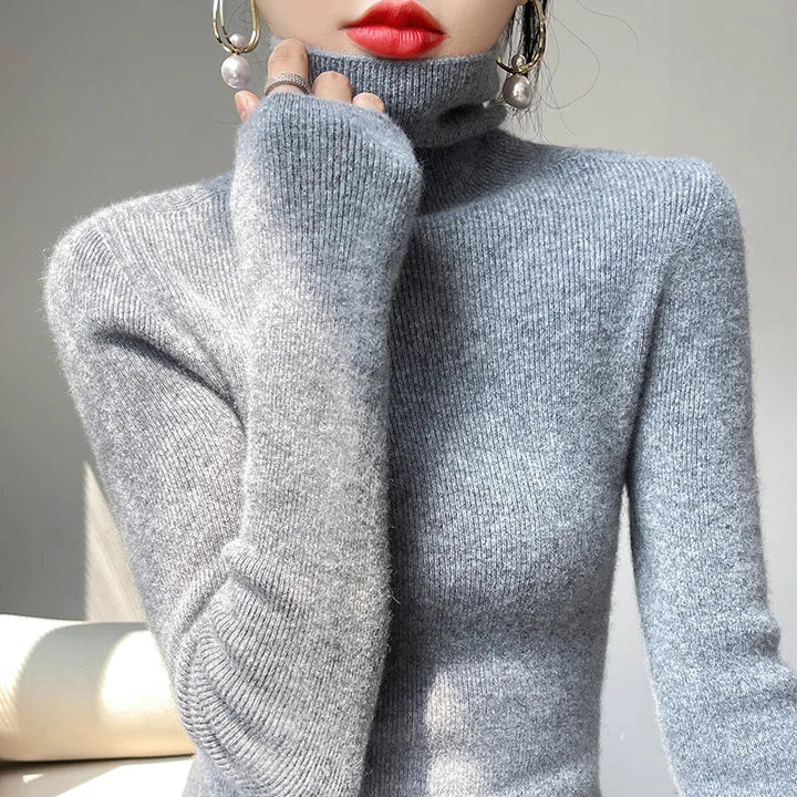 Auria Soft Ribbed Turtleneck