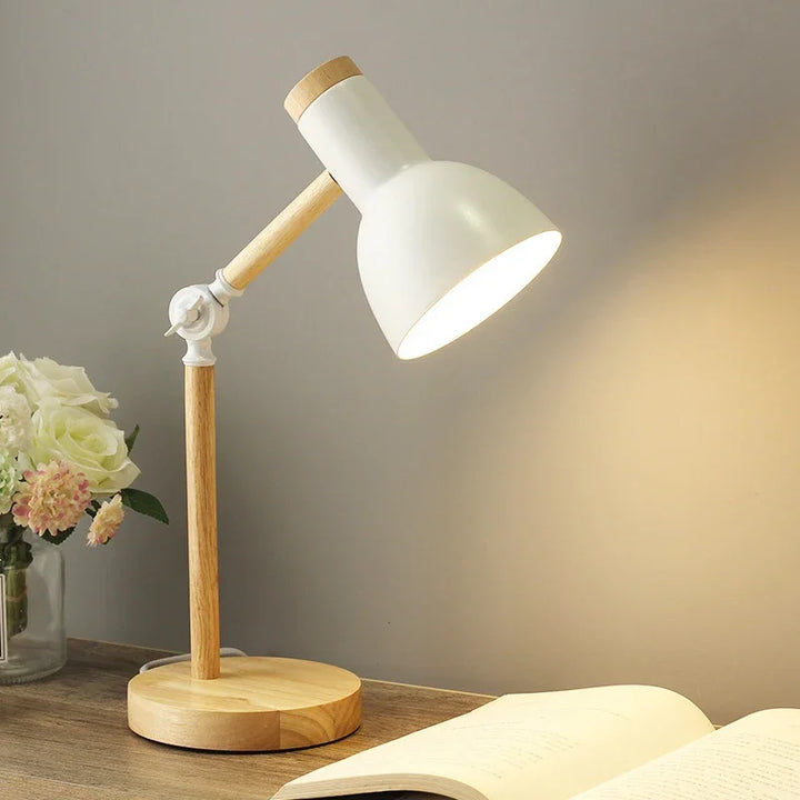 Arlo Wooden Desk Lamp