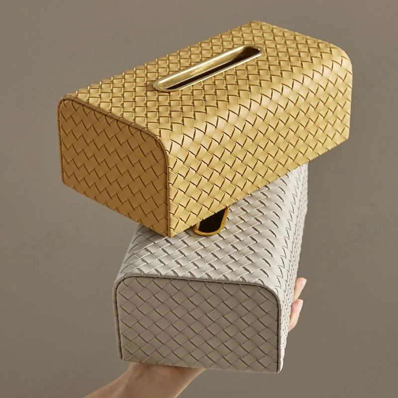 Liora Woven Tissue Box Cover