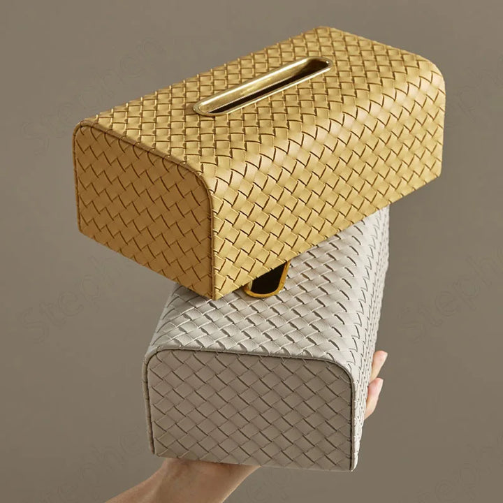 Liora Woven Tissue Box Cover