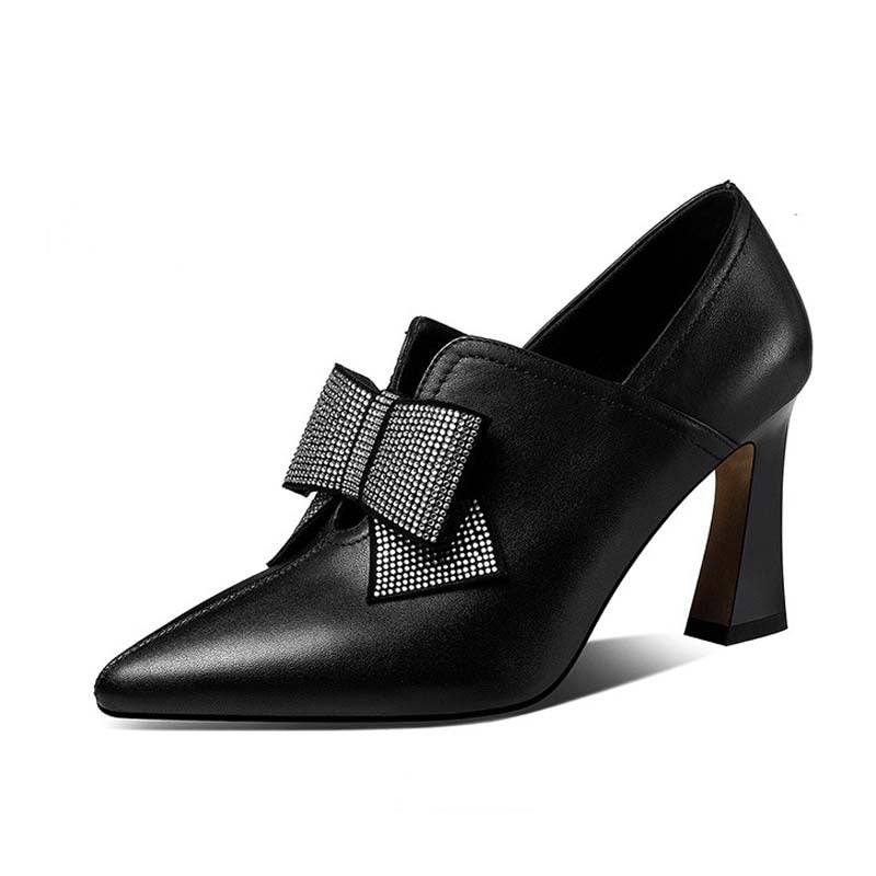 Elegant heels with bow - Edward Fraiser