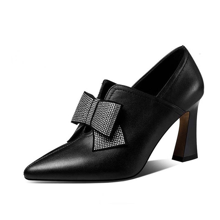 Elegant heels with bow - Edward Fraiser