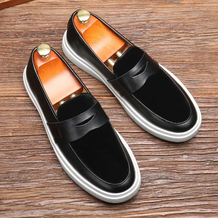 Ravello Leather Slip-On Loafers