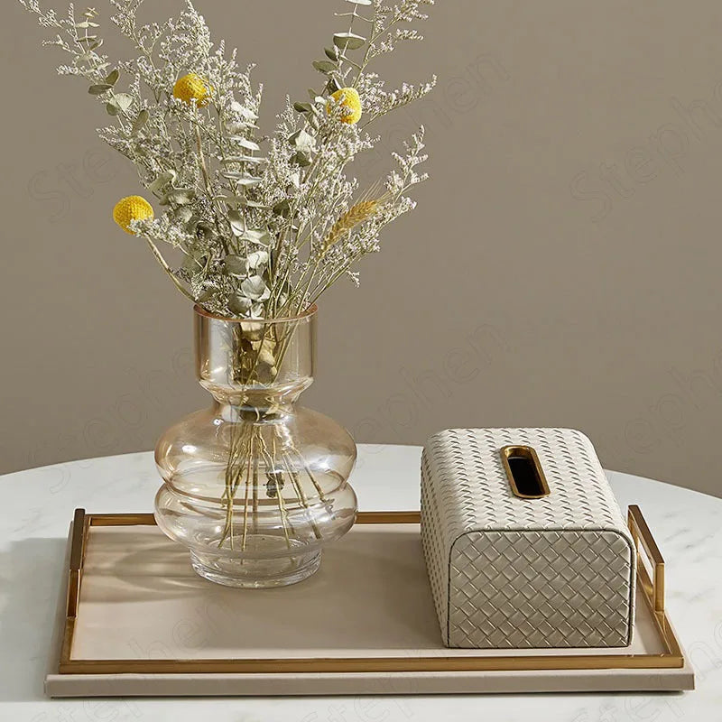 Liora Woven Tissue Box Cover