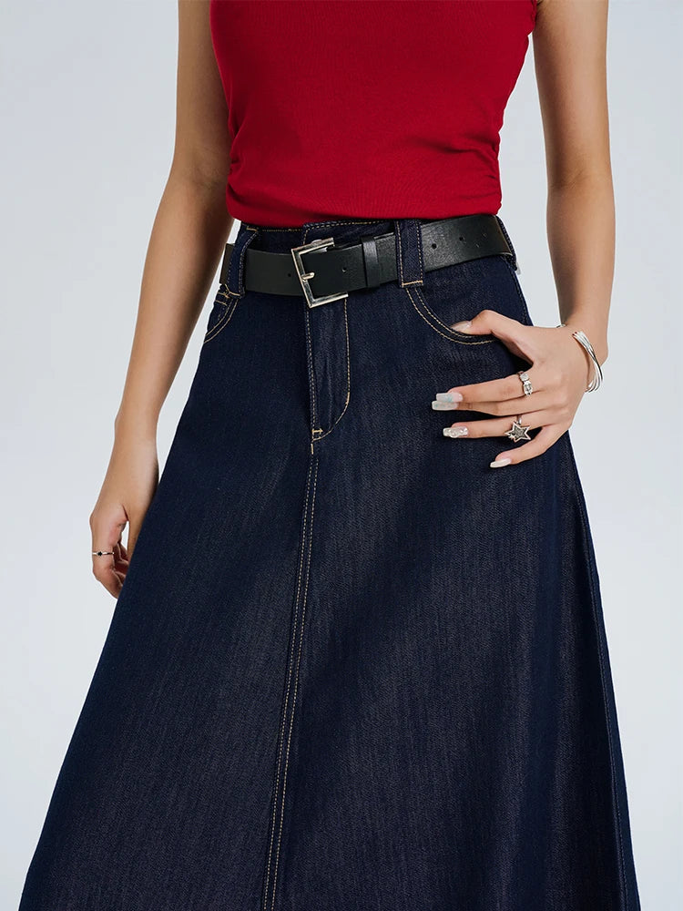 The Heritage Denim Maxi Skirt