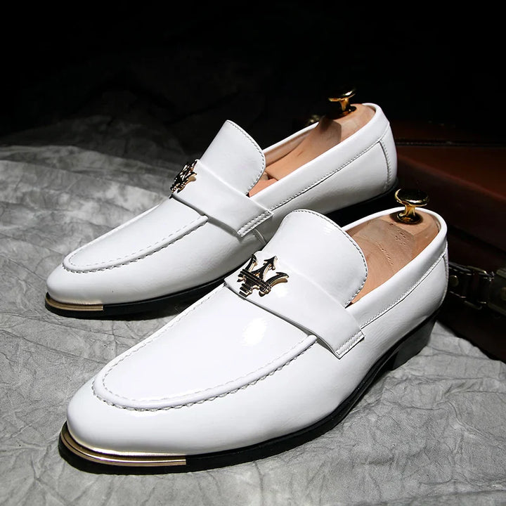 Marbello Polished Leather Loafers