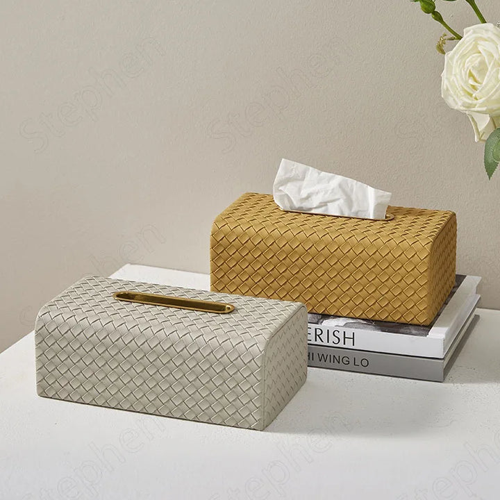 Liora Woven Tissue Box Cover