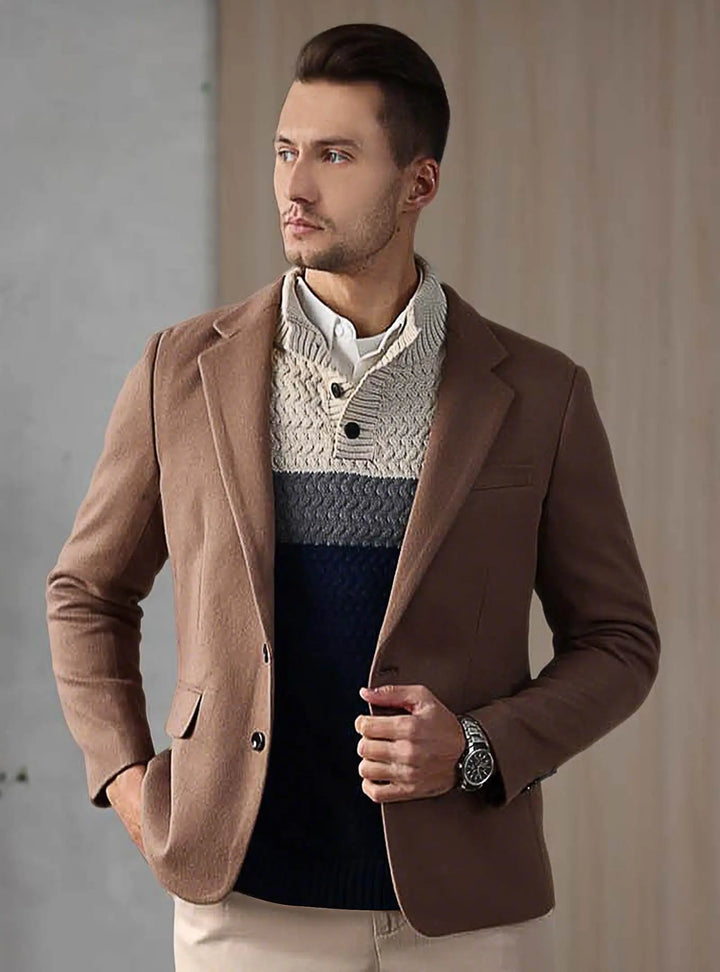 The Alpine Color-Block Knit