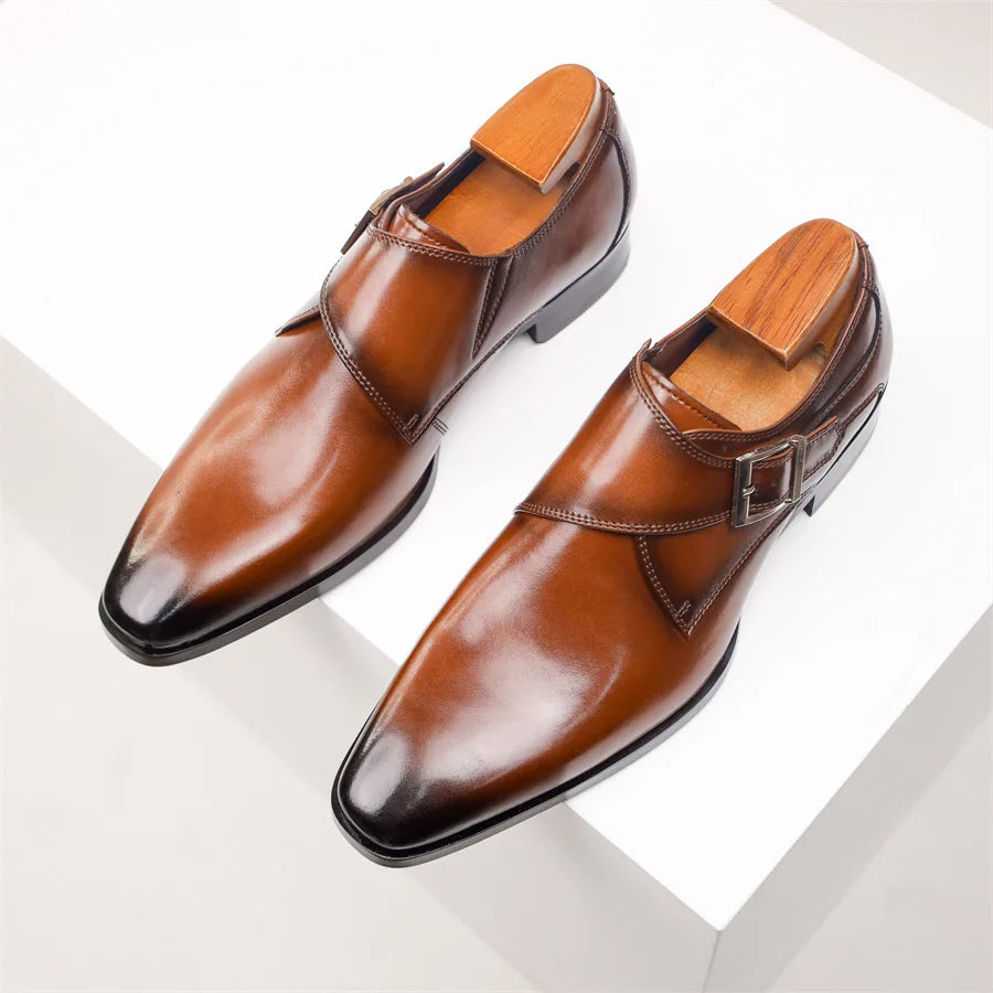 Verona Monk Strap Dress Shoes