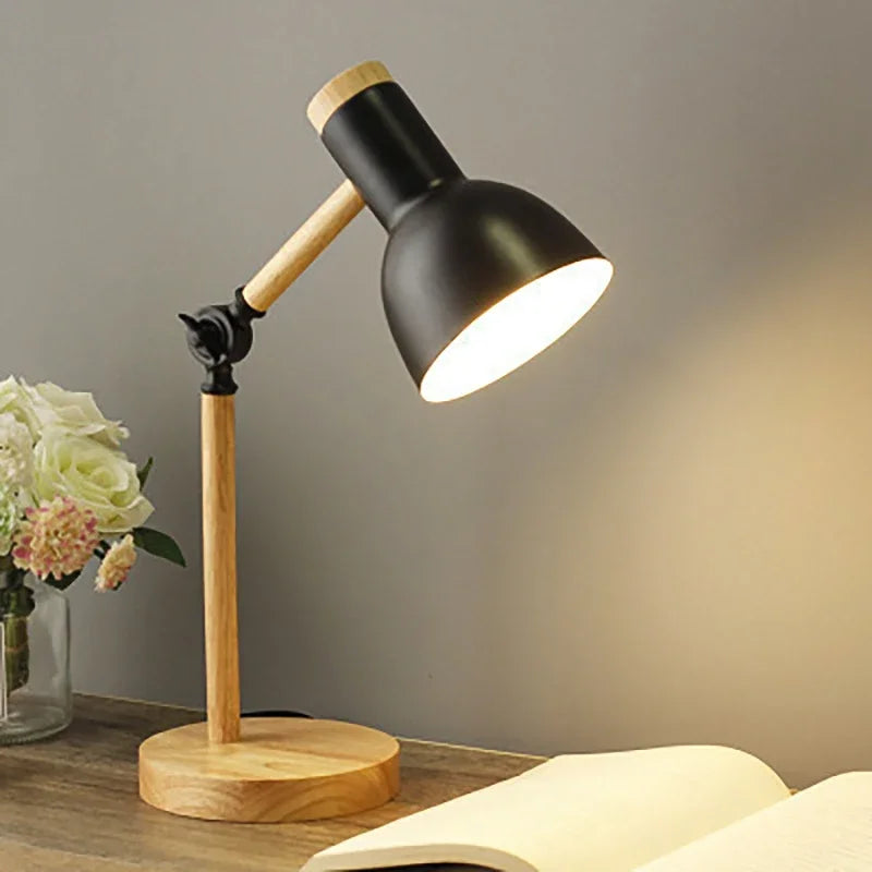 Arlo Wooden Desk Lamp