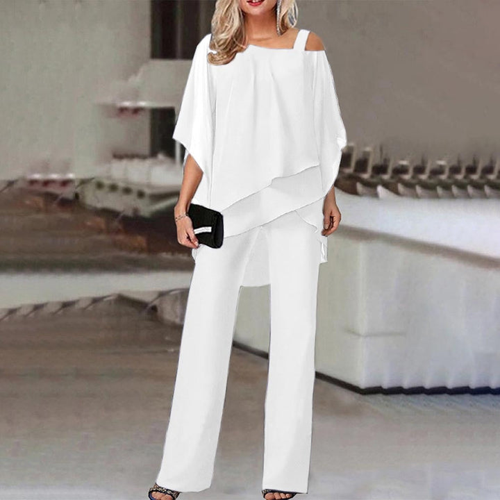 Axton Elegant Cold Shoulder Jumpsuit