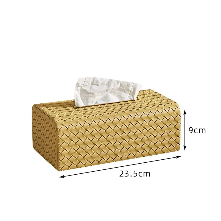 Liora Woven Tissue Box Cover
