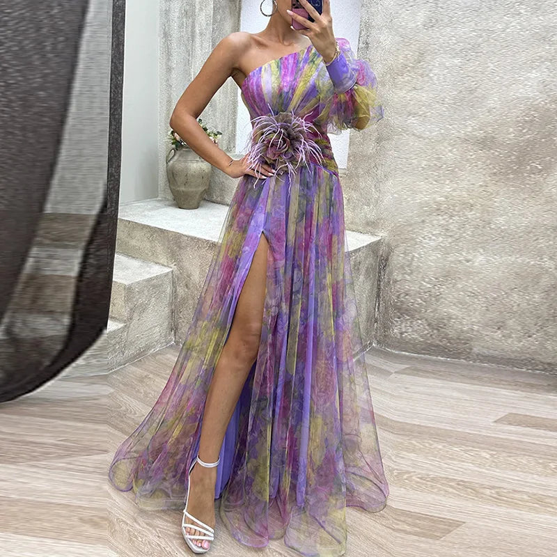 Aurelia Floral Tulle Dress