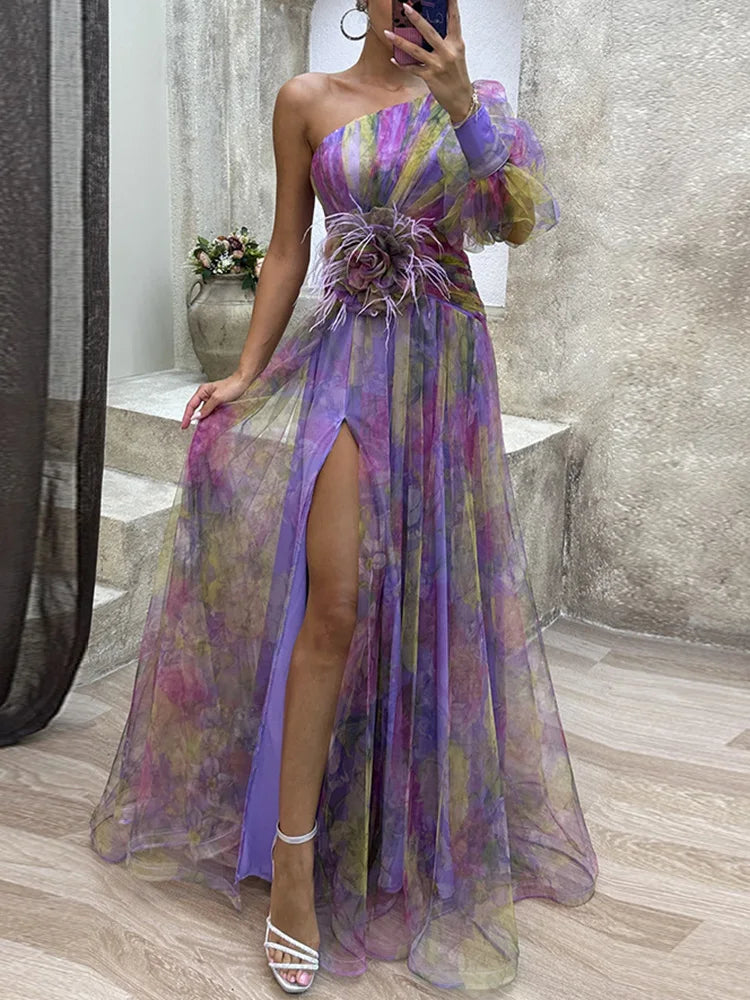 Aurelia Floral Tulle Dress