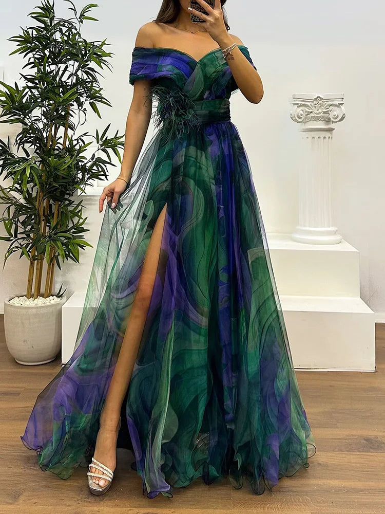 Aurelia Floral Tulle Dress