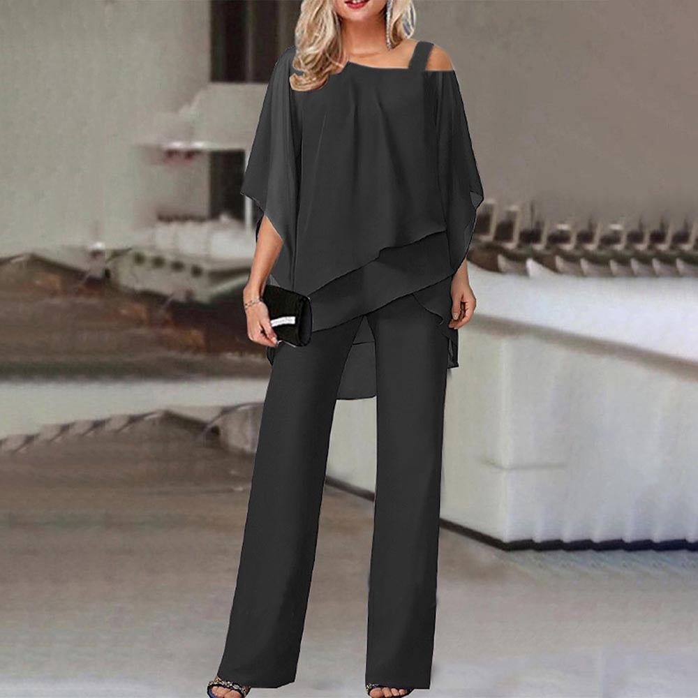 Axton Elegant Cold Shoulder Jumpsuit