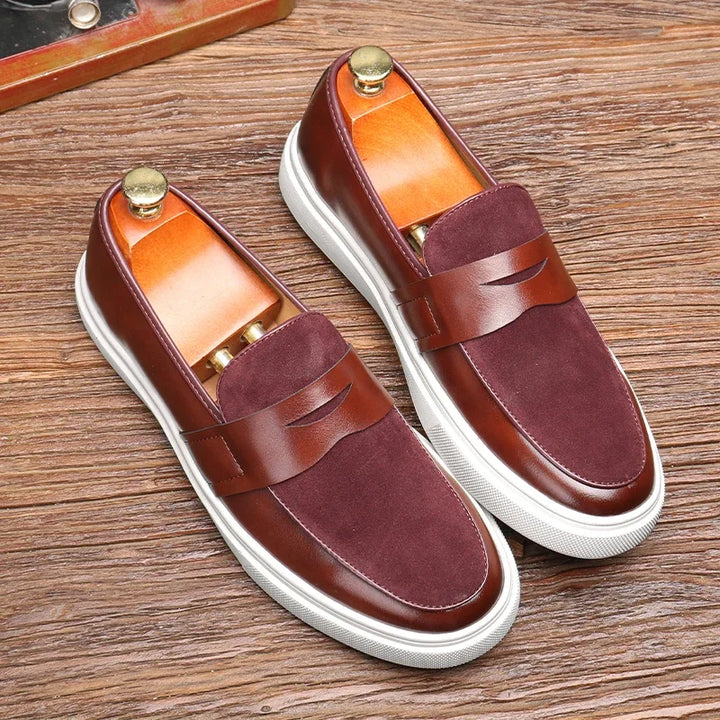 Ravello Leather Slip-On Loafers