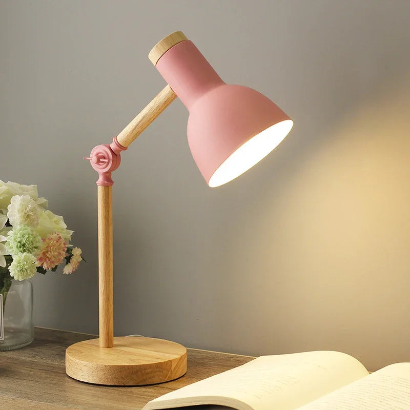 Arlo Wooden Desk Lamp