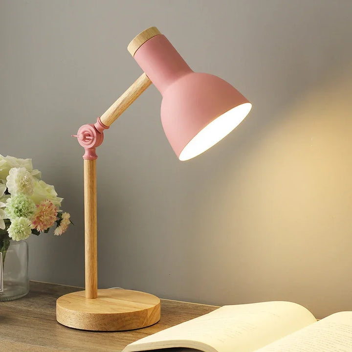 Arlo Wooden Desk Lamp