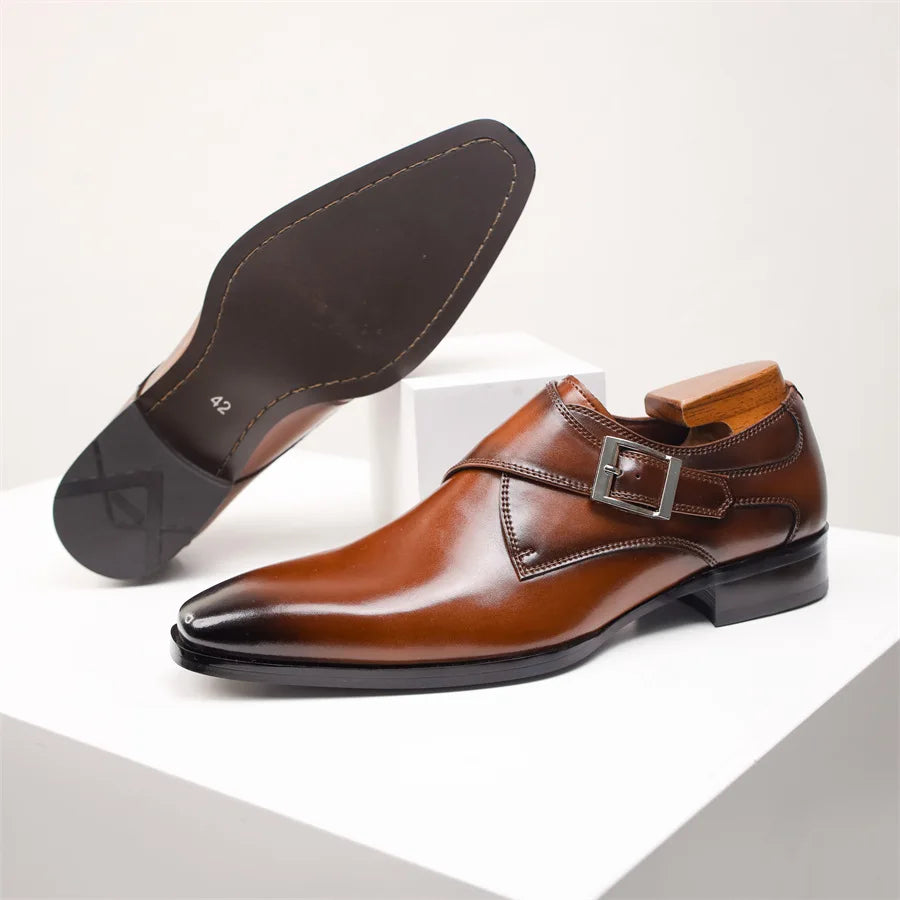 Verona Monk Strap Dress Shoes