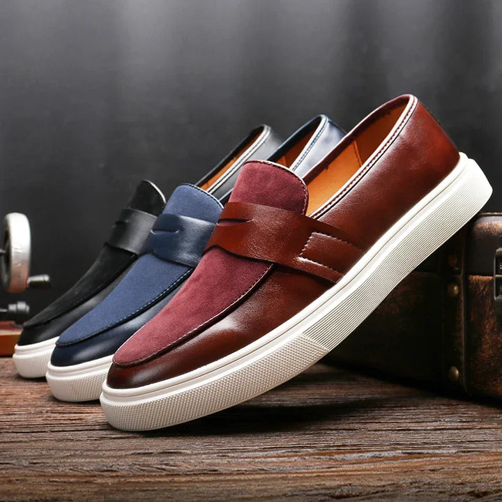 Ravello Leather Slip-On Loafers