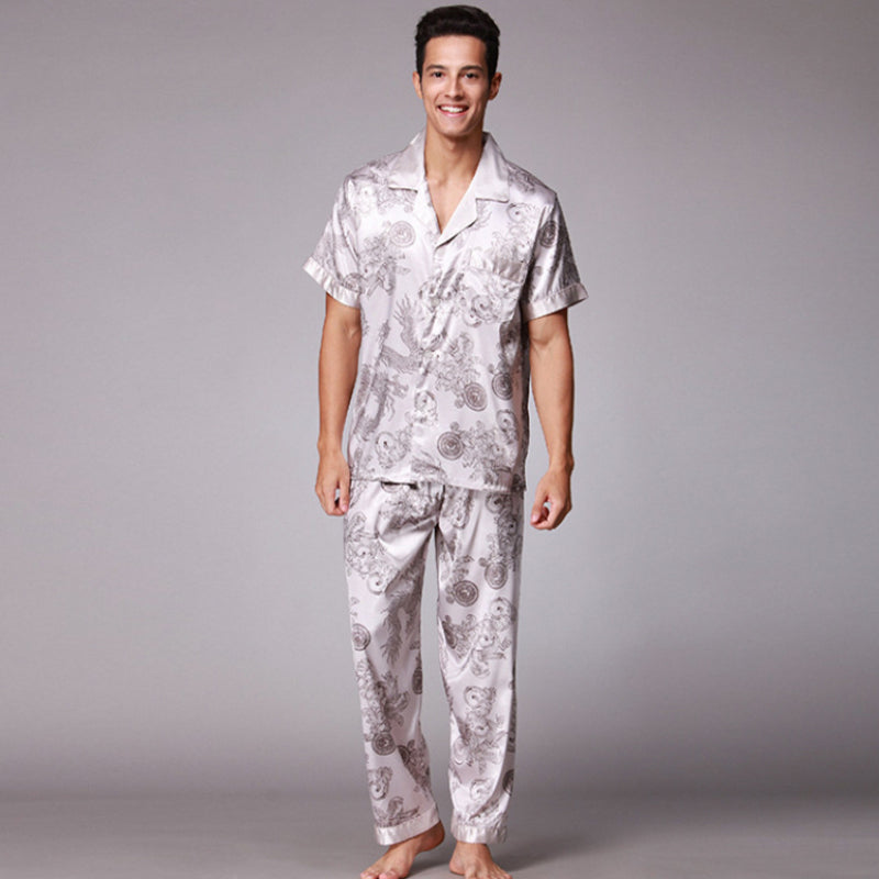Oriente Luxe Silk Pajama Set