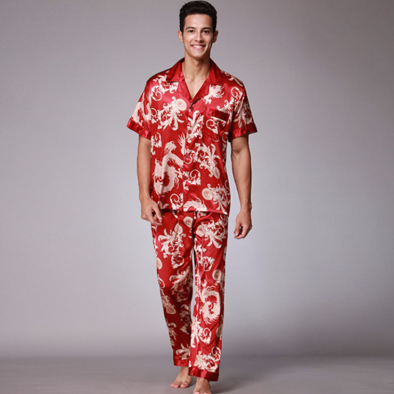 Oriente Luxe Silk Pajama Set