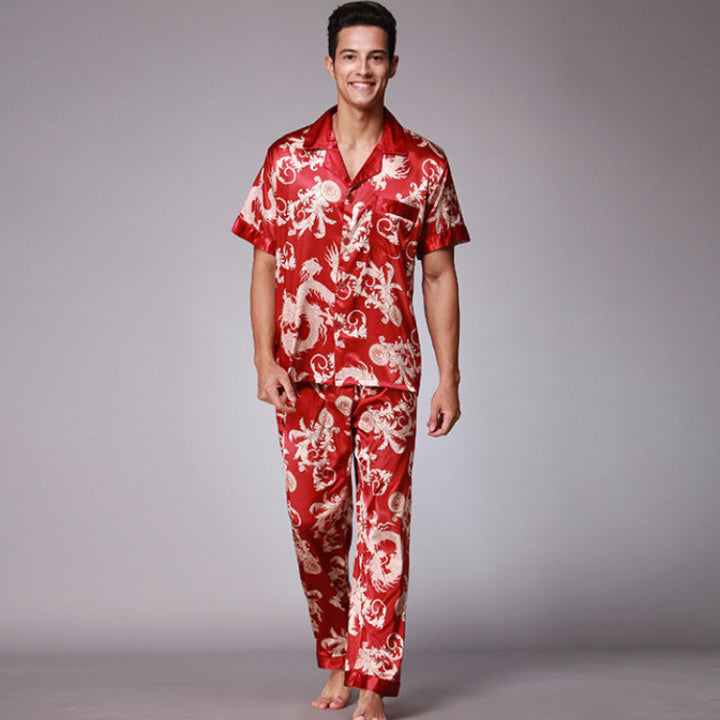 Oriente Luxe Silk Pajama Set