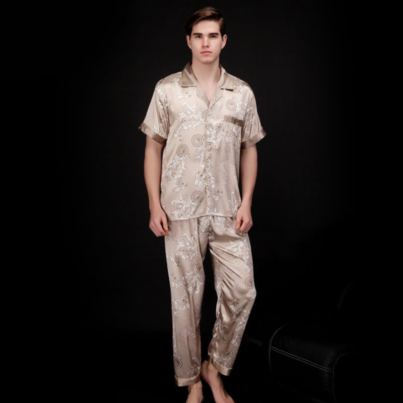 Oriente Luxe Silk Pajama Set