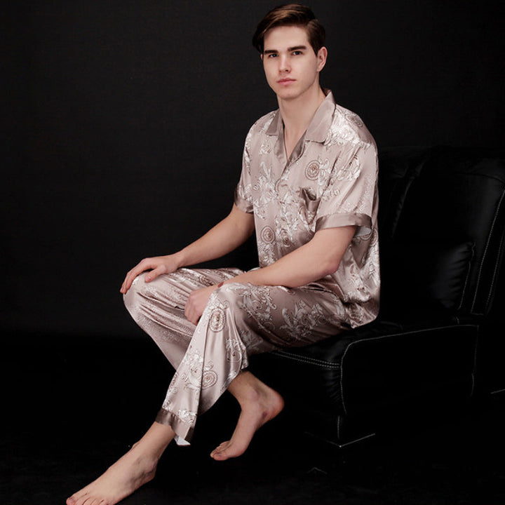 Oriente Luxe Silk Pajama Set