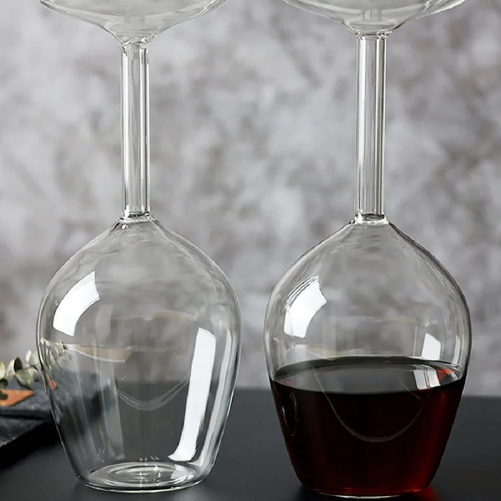 Upside-down Decanter Glass