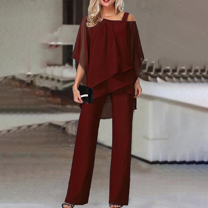 Axton Elegant Cold Shoulder Jumpsuit