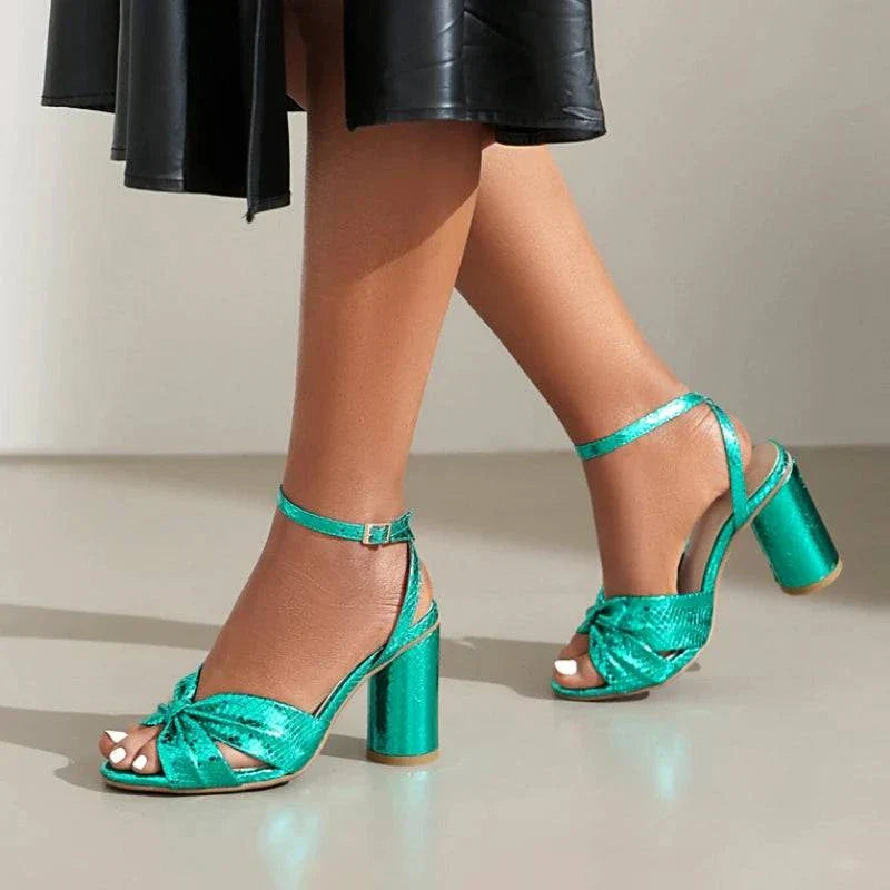 Marbella Block Heel Sandals