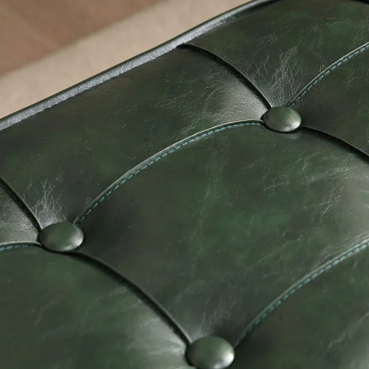 Oakman Leather Ottoman