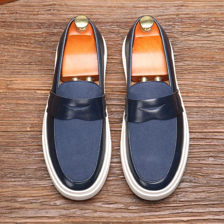 Ravello Leather Slip-On Loafers