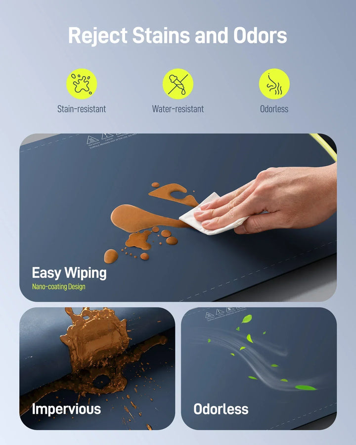 QuickHeat Foldable Table Warming Pad – 8-Setting Portable Food Warmer