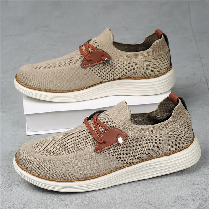 Seville Slip-On Leather Sneakers | Lightweight Casual Loafers