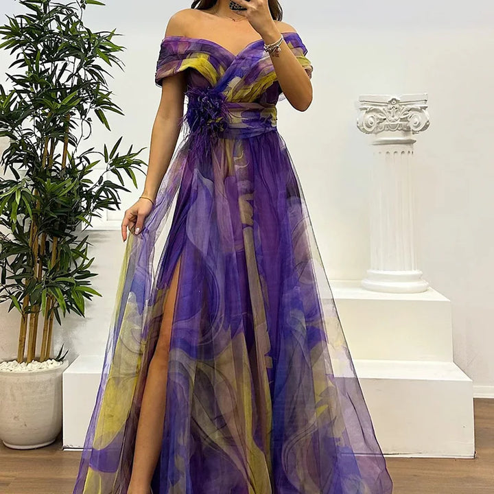 Aurelia Floral Tulle Dress